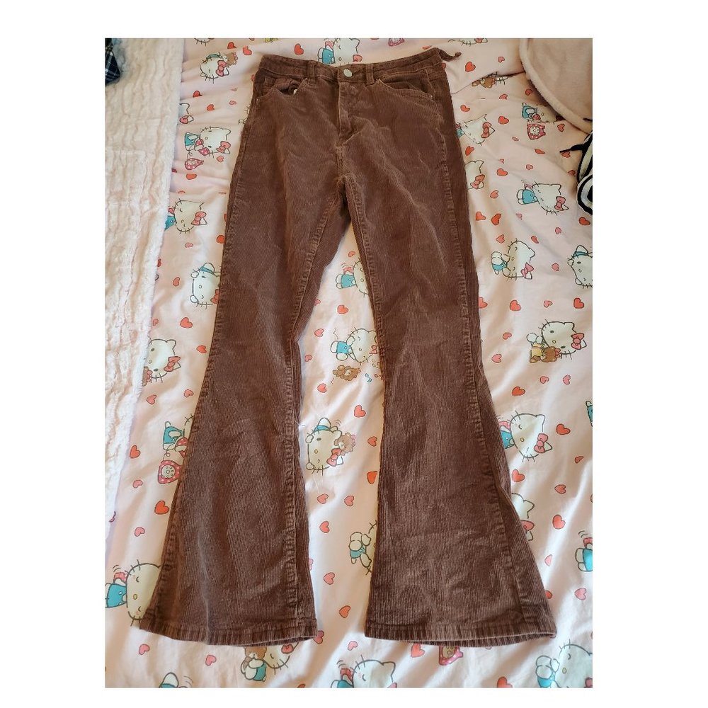 Shein Flared Corduroy Pants